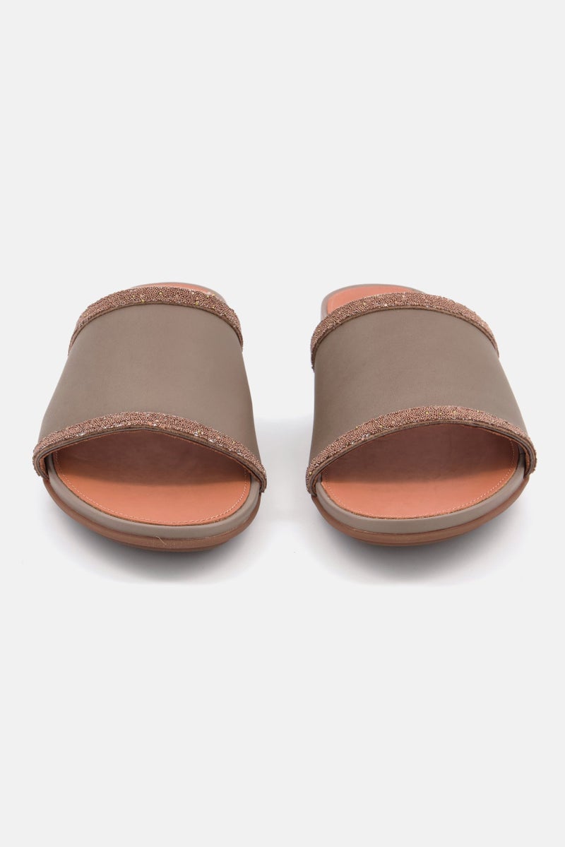 FitFlop Gracie Opul-Trim Slip On Flats, Minky Grey - Image 4